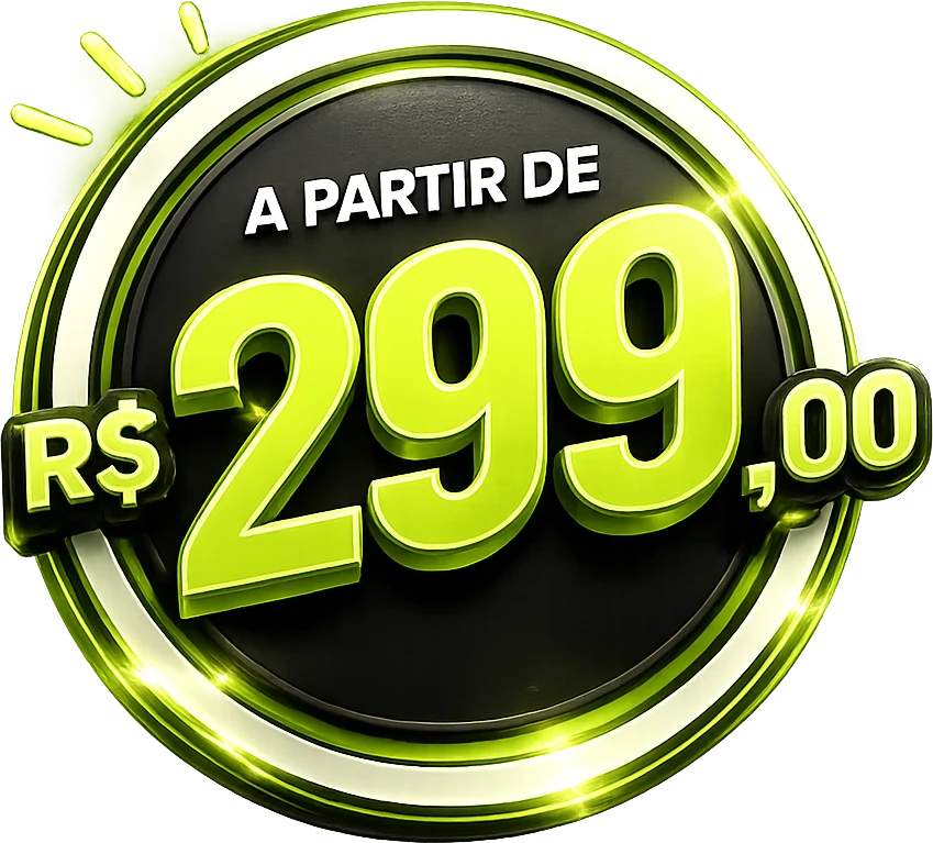 A partir de R$299,00